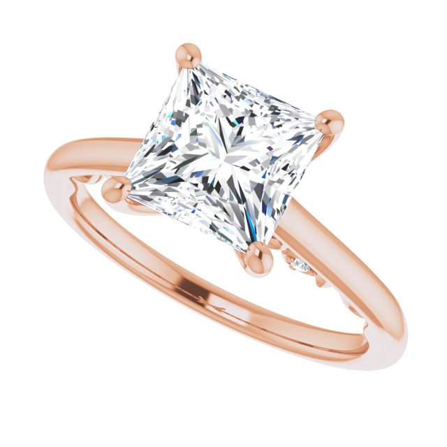 Square Engagement Ring Mounting