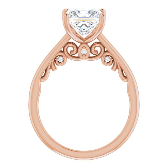 Square Engagement Ring Mounting