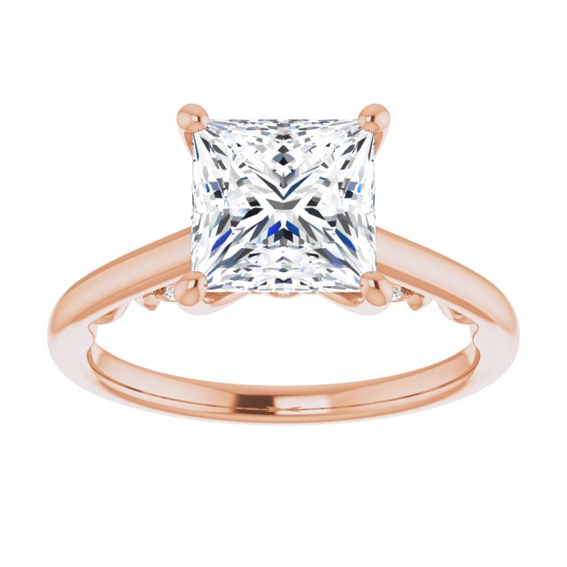 Square Engagement Ring Mounting