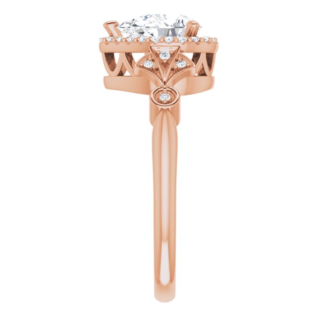 Pear Ring Mounting