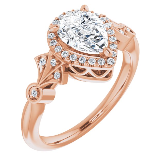 Pear Ring Mounting