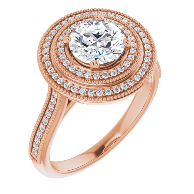Round Engagement Ring Mounting