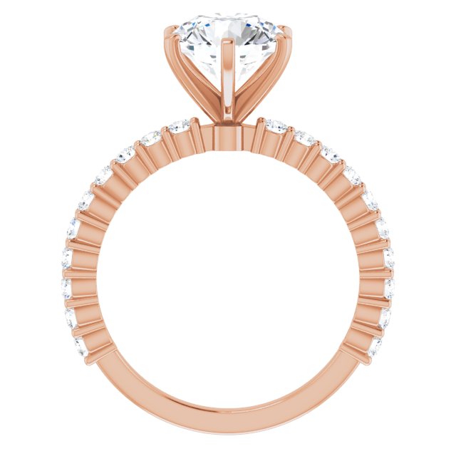 Round Engagement Ring Mounting