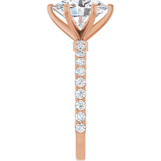 Oval Engagement Ring Mounting