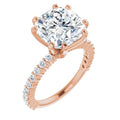 Cushion Engagement Ring Mounting