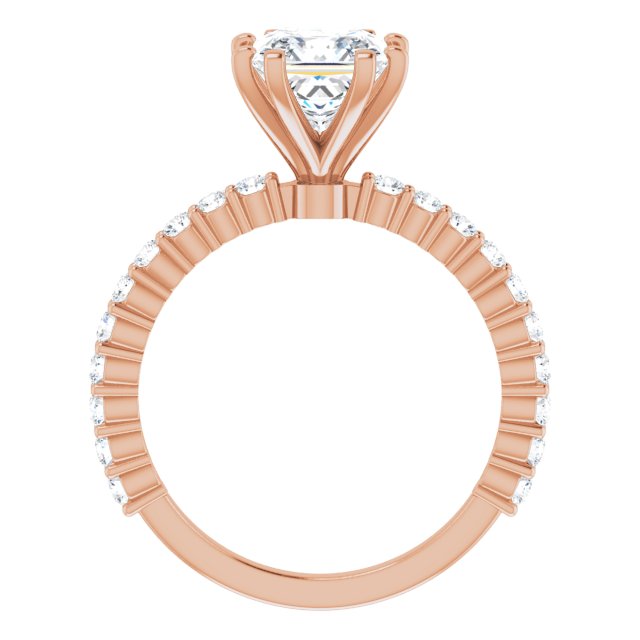 Square Engagement Ring Mounting