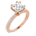 Square Engagement Ring Mounting