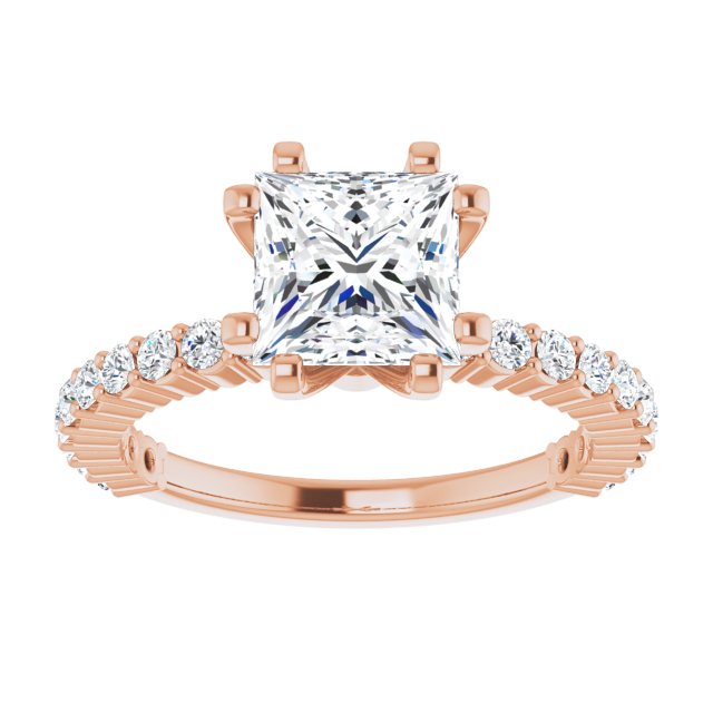 Square Engagement Ring Mounting