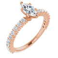 Marquise Engagement Ring Mounting