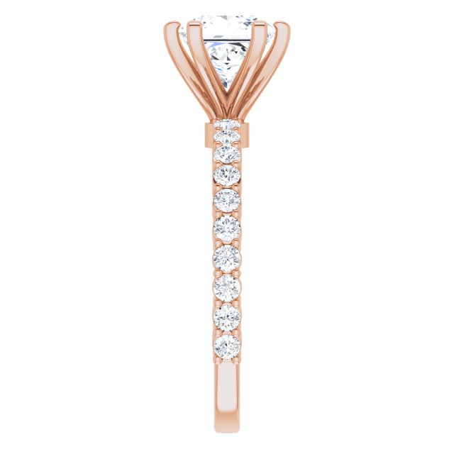 Square Engagement Ring Mounting
