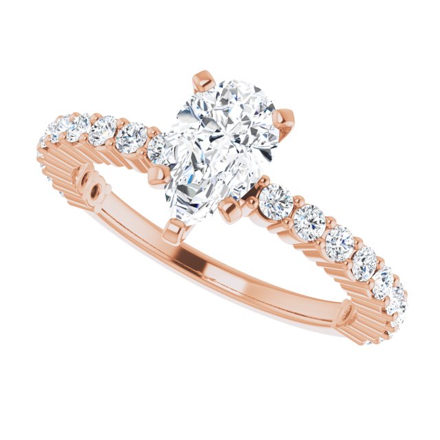 Pear Engagement Ring Mounting