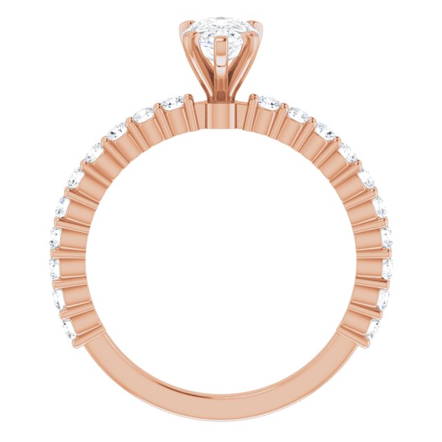 Pear Engagement Ring Mounting