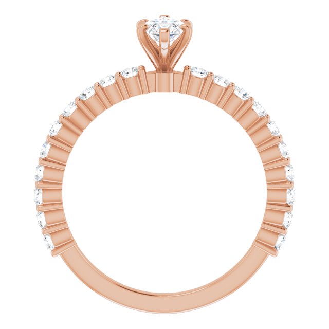 Marquise Engagement Ring Mounting