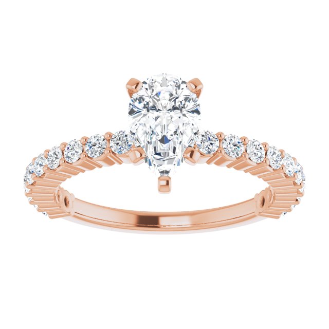 Pear Engagement Ring Mounting