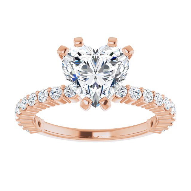 Heart Engagement Ring Mounting
