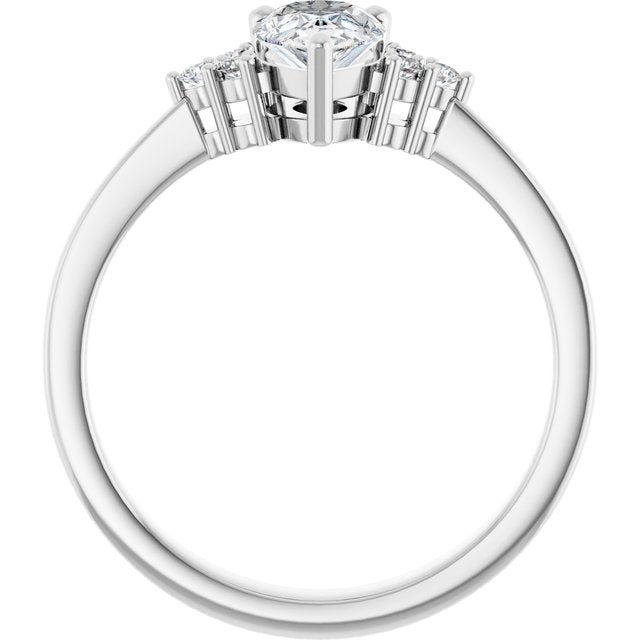 Pear Ring Mounting