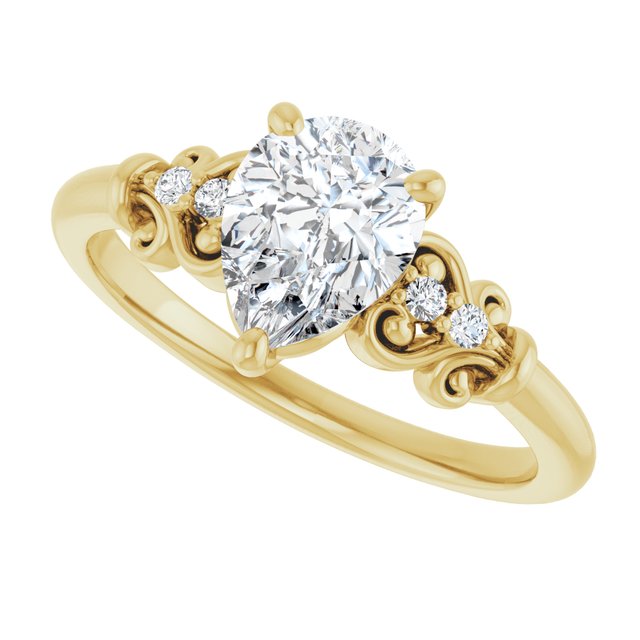 Pear Ring Mounting