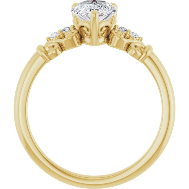 Pear Ring Mounting