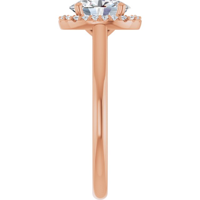 Oval Engagement Ring Mounting