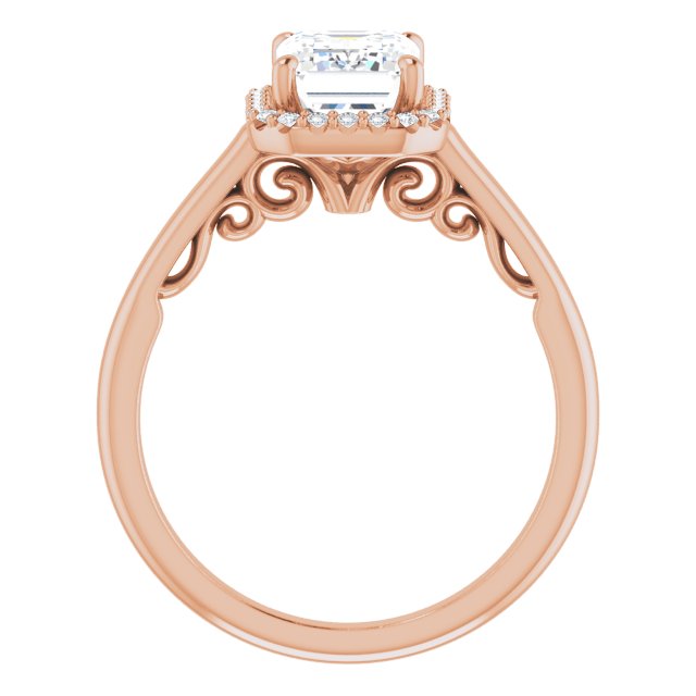 Emerald Engagement Ring Mounting
