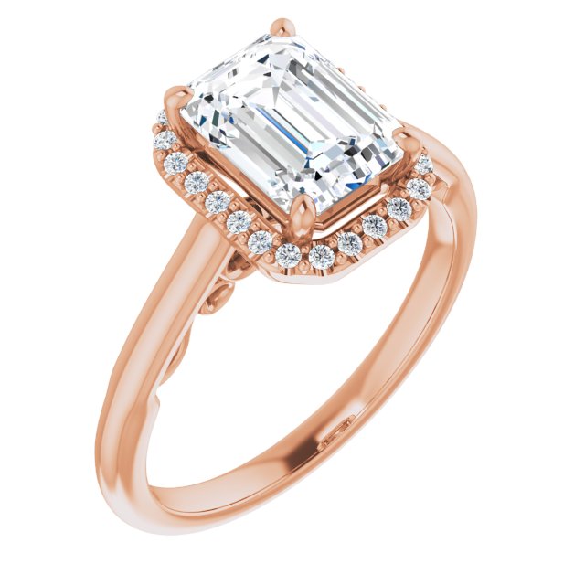 Emerald Engagement Ring Mounting