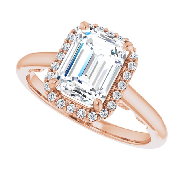 Emerald Engagement Ring Mounting