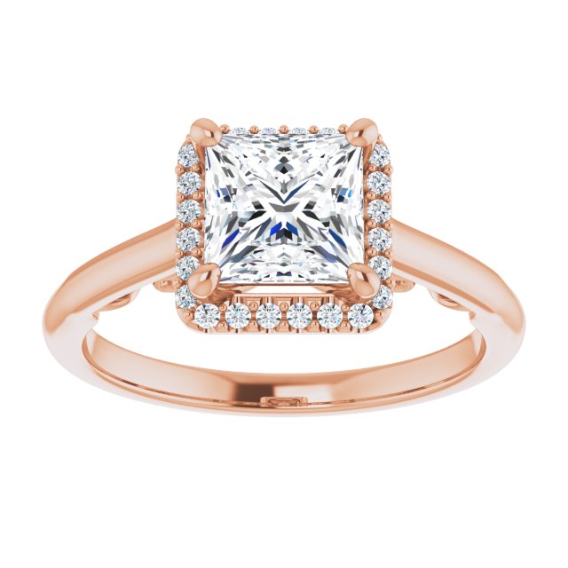 Square Engagement Ring Mounting