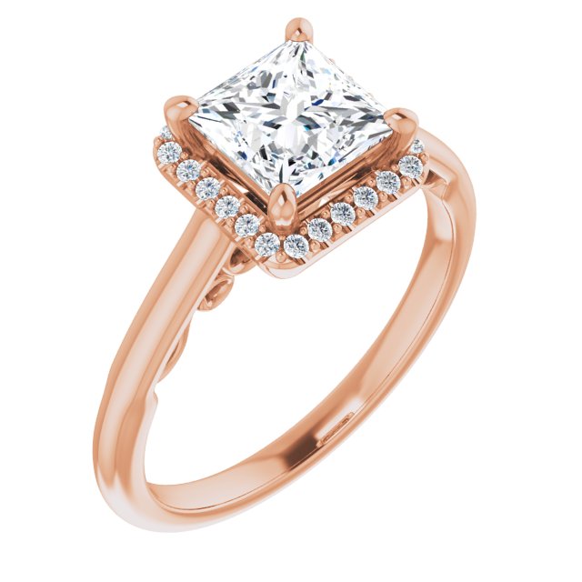 Square Engagement Ring Mounting
