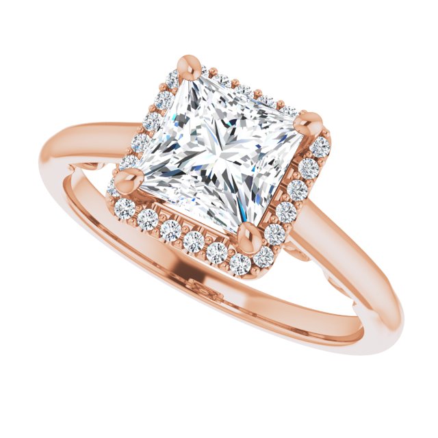 Square Engagement Ring Mounting