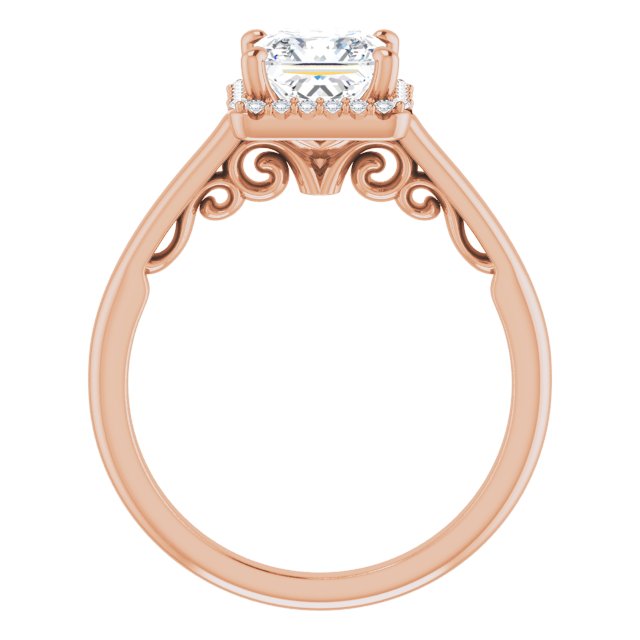 Square Engagement Ring Mounting