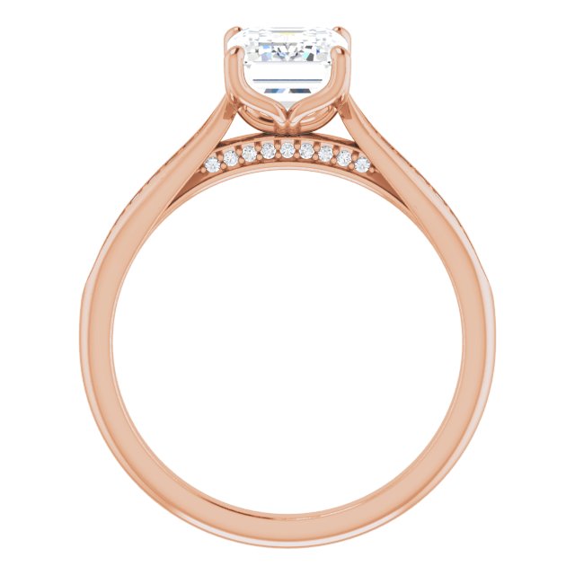 Emerald Engagement Ring Mounting