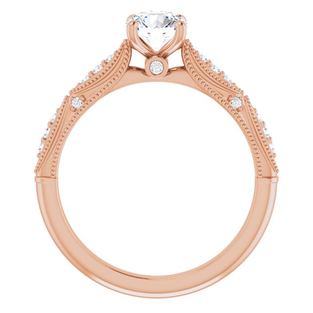 Round Engagement Ring Mounting