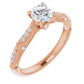 Round Engagement Ring Mounting