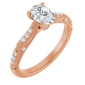 Oval Engagement Ring Mounting