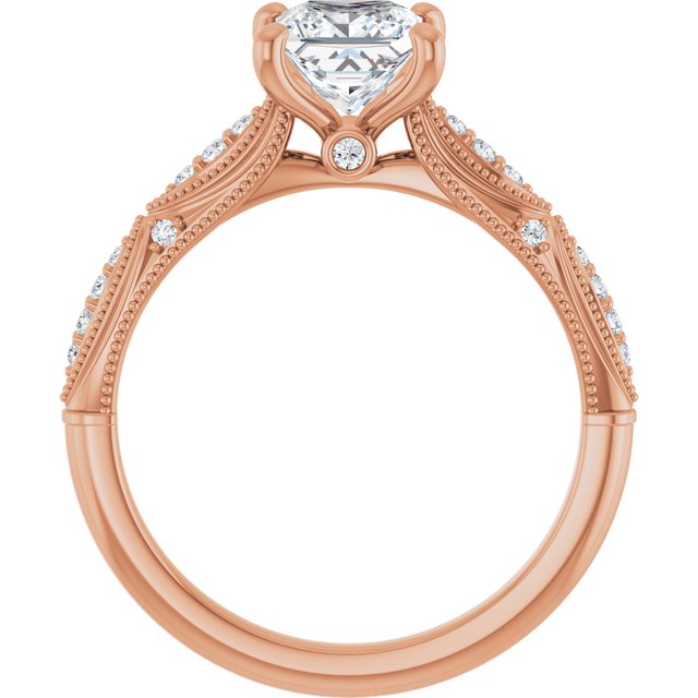 Square Engagement Ring Mounting