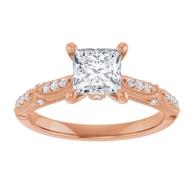 Square Engagement Ring Mounting