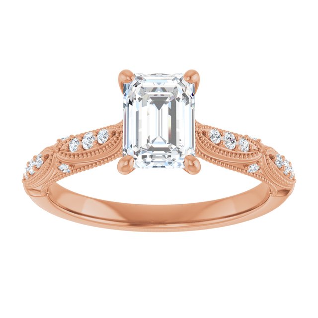 Emerald Engagement Ring Mounting