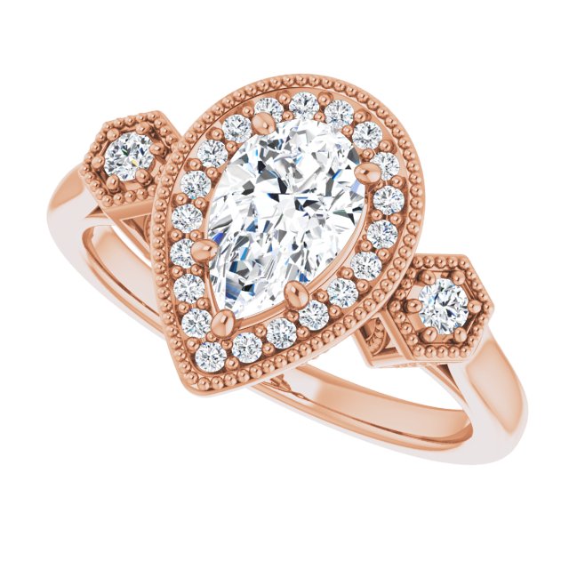 Pear Ring Mounting