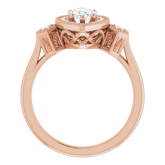 Pear Ring Mounting