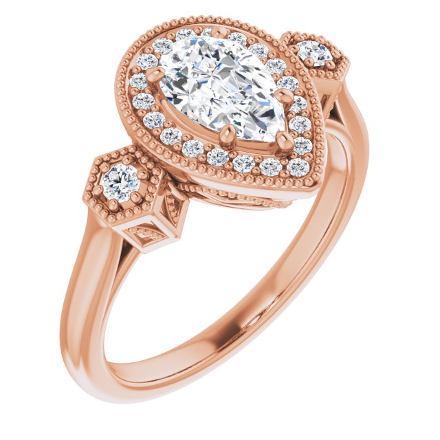 Pear Ring Mounting
