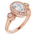 Pear Ring Mounting
