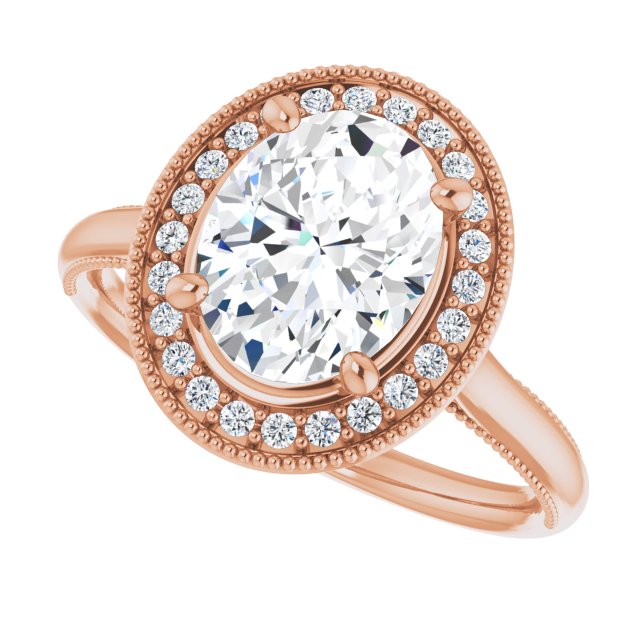 Oval Engagement Ring Mounting