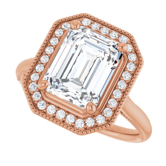 Emerald Engagement Ring Mounting