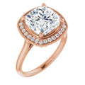 Cushion Engagement Ring Mounting