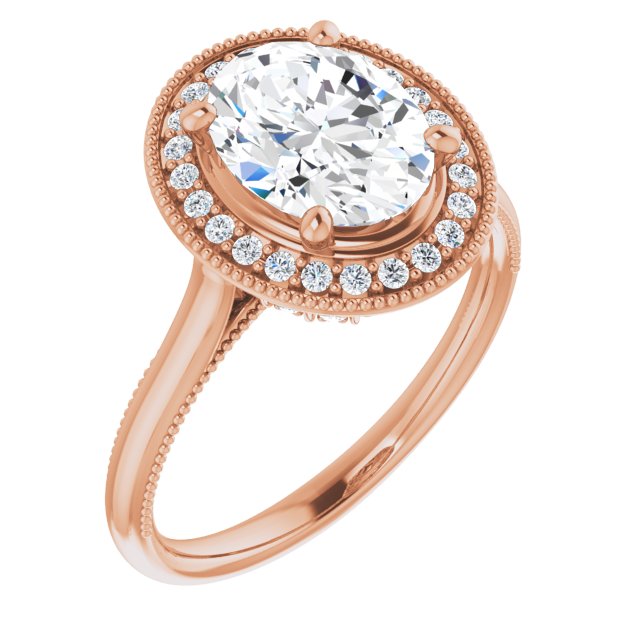 Oval Engagement Ring Mounting