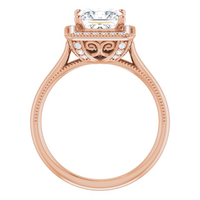 Square Engagement Ring Mounting