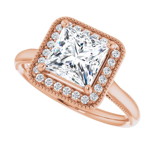 Square Engagement Ring Mounting