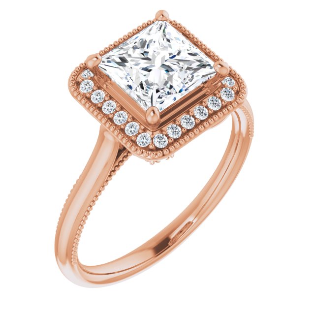Square Engagement Ring Mounting