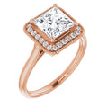 Square Engagement Ring Mounting