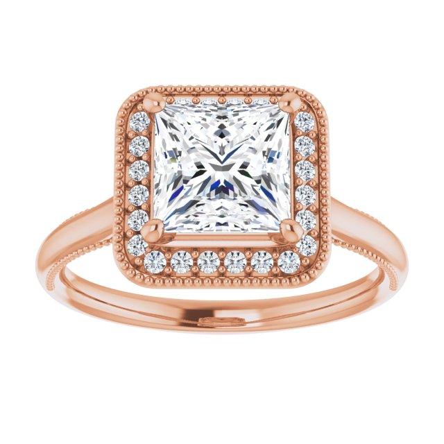 Square Engagement Ring Mounting